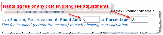 You can add handling fee by fixed amount or by percentage